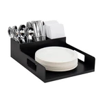 Mind Reader Utensil Napkin And Plate Organizer Tray, Countertop Caddy With 7 .... Fixed Price $43.93.