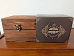 Vintage Whisky Glass Stone Coaster & Box Set Aged Perfection Ltd 1954. Fixed Price $22.00.