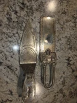 Neiman Marcus Handbag /shoe Cake & Pie Server Set High Heel Wedding Estate Find. Fixed Price $28.00.