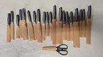 Henckels Graphite 20-PC Knife Set. Fixed Price $200.00.