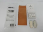 Lavoda Leather Honing Strop For Knife Sharpening With Two Polishing Compounds. Fixed Price $12.95.