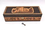 Antique Thomas Barton Tunbridge Ware Glove Box Tonbridge Castle Kent Mosaic 1865. Fixed Price $464.58.