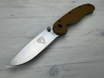 Ontario Rat Ii Folding Knife - 3" D2 Tool Steel Drop Point Coyote Brown Handle. Fixed Price $47.49.