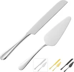 Cake Serving Set Pie Pastry Servers Stainless Steel Knife &. Fixed Price $10.80.