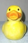 Burton & Yellow Ceramic Rubber Ducky Planter 7". Fixed Price $25.99.