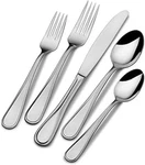Mikasa Bravo 65-PIECE Flatware For 12, 18/10 Set, Silver. Fixed Price $195.95.