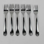 Lot Of 6 Gourmet Settings Windermere (stainless) Flatware Dinner Forks 8". Fixed Price $21.59.
