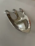 Vtg Unused New Sheffield Silverplated Casserole Clipon Spoon Holder Italy Dining. Fixed Price $10.99.