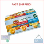 Del Monte Fruit Cup Snacks, Family No Sugar Added, 12-PACK, 4 Oz Variety. Fixed Price $13.25.