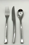 3 Couzon Persane Mirror Pcs Stainless Flatware Place Setting Fork Knife Spoon. Fixed Price $15.20.