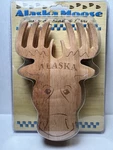 Wooden Alaska Moose Antler Salad & Pasta Server (2 Pcs) - New Forks, Tongs. Fixed Price $9.99.