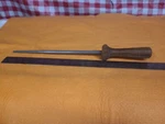 Chicago Cutlery Sharpening Rod, Walnut Tradition 10-INCH Steel, Tool. Fixed Price $10.00.