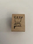 Paper Salon Little Prince Wood Mounted Rubber Stamp RS6. Fixed Price $6.60.