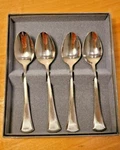 Vintage Set Of 4 World Tableware International Teaspoons Original Box. Fixed Price $6.00.