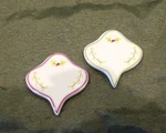 Bella Casa By Ganz Porcelain Cheese Markers, Set Of 2. Fixed Price $5.00.