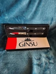 Ginsu Kiso 2-PIECE Kitchen Serrated Paring Knife Set. Fixed Price $16.00.