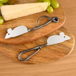 Nib Tag Spreaders Hand Forged Mouse Cheese Knife Charcuterie Stainless (B1-A3). Fixed Price $32.99.