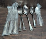 Oneida Usa Stainless Fork Knife Spoon Mixed Set 8 Pieces. Fixed Price $25.00.