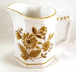 Vintage Mikasa Creamer Terra Stone Hyannis 3/4" Floral Japan #7128. Fixed Price $7.65.