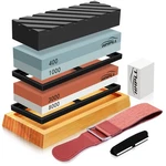 Hmpll Knife Sharpening Set, Professional Whetstone Side Grit 400/1000.... Fixed Price $33.74.