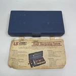 Vintage Lansky Sharpeners Deluxe Knife Sharpening System Lkclx W Pedestal Base. Fixed Price $44.99.