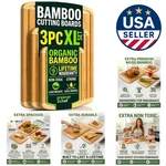 Extra Large Bamboo Cutting Board Set - Lightweight & Elegant Design For Chefs. Fixed Price $113.99.