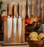 Schmidt Brothers Bonded Teak Knives, Set Of 7. Fixed Price $168.68.