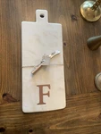 F Initial Copper Marble Board By Mud Pie. New With Tags. Cheese Charcuterie. Fixed Price $25.00.