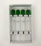 Vtg Nos Crate And Barrel Set Of 4 Glass Olive Martini Cocktail Picks Read. Fixed Price $18.95.