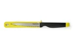 Tupperware Amazing Series Serrated Utility Knife 5.2" Blade W/ Yellow Sheath New. Fixed Price $24.00.
