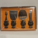 Owl Stainless Appetizer Set Cheese Spreader Cutter 2012 Target Eerie Ideas Nib. Fixed Price $17.99.