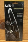 Klein Tools 44228 Electrician's Bearing-assisted Folding Pocket Knife. Fixed Price $23.95.