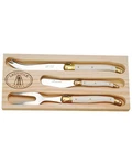 Jean Dubost Laguiole 3PC Cheese Set Beige. Fixed Price $29.99.