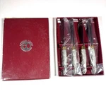 Vtg Set 4 Arthur Court Bunny Rabbit Spreaders Butter Cheese Knives Aluminum Nib. Fixed Price $21.21.