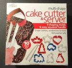 Handy Gourmet Multi-shape Cake Cutter & Server 9 Shaping Molds Easy Squeeze. Fixed Price $14.95.