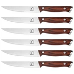 Imarku Steak Knives Set Of 6, Japanese Hc Steel Premium Serrated Knife .... Fixed Price $171.91.