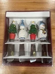 Spreadables Gourmet Spreaders Stainless Steel Snowmen/xmas Trees Cardinal, Inc. Fixed Price $14.99.