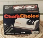 Chef's Choice Model 310 Diamond Hone Electric Knife Sharpener New. Fixed Price $29.00.