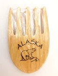 Alaska Wooden Bear Claw Salad Paws - Pasta & Server Tongs New Sealed. Fixed Price $9.99.