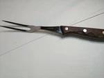 Viking 440-A Super Stainless Steel 3 Rivet Hardwood Handle 12" Meat Fork. Fixed Price $8.76.
