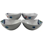 Dansk Classic Fjord Tweet All Purpose Bowls Set Of 4 Blue Green Orange Red Bird. Fixed Price $27.19.